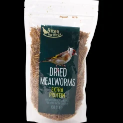 Bites for Birds gedroogde meelwormen | Action NL