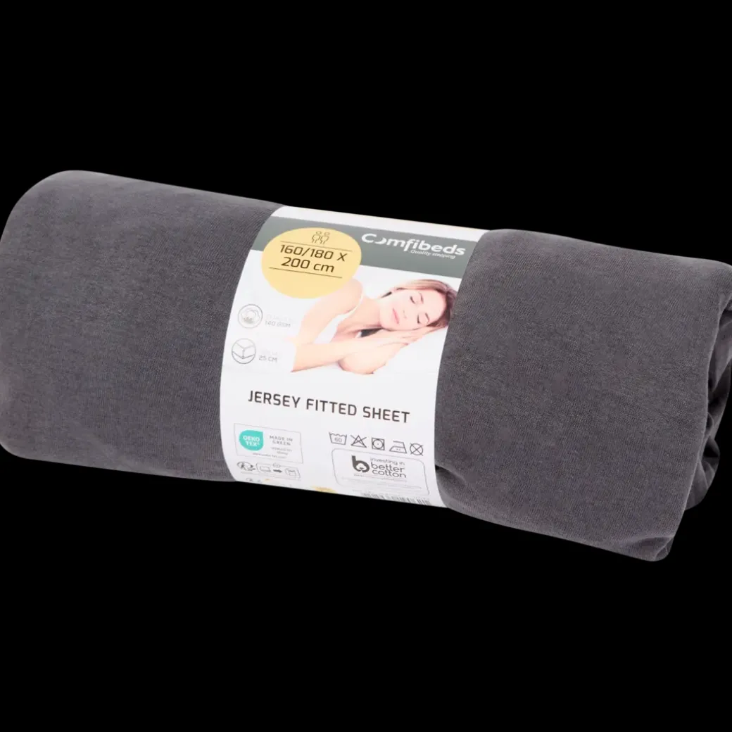 Comfibeds jersey hoeslaken 180 x 200 cm | Action NL