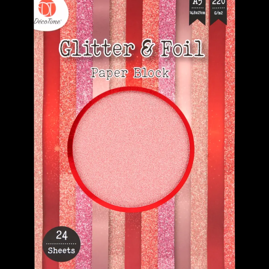 DécoTime metallic folie en glitterpapier | Action NL
