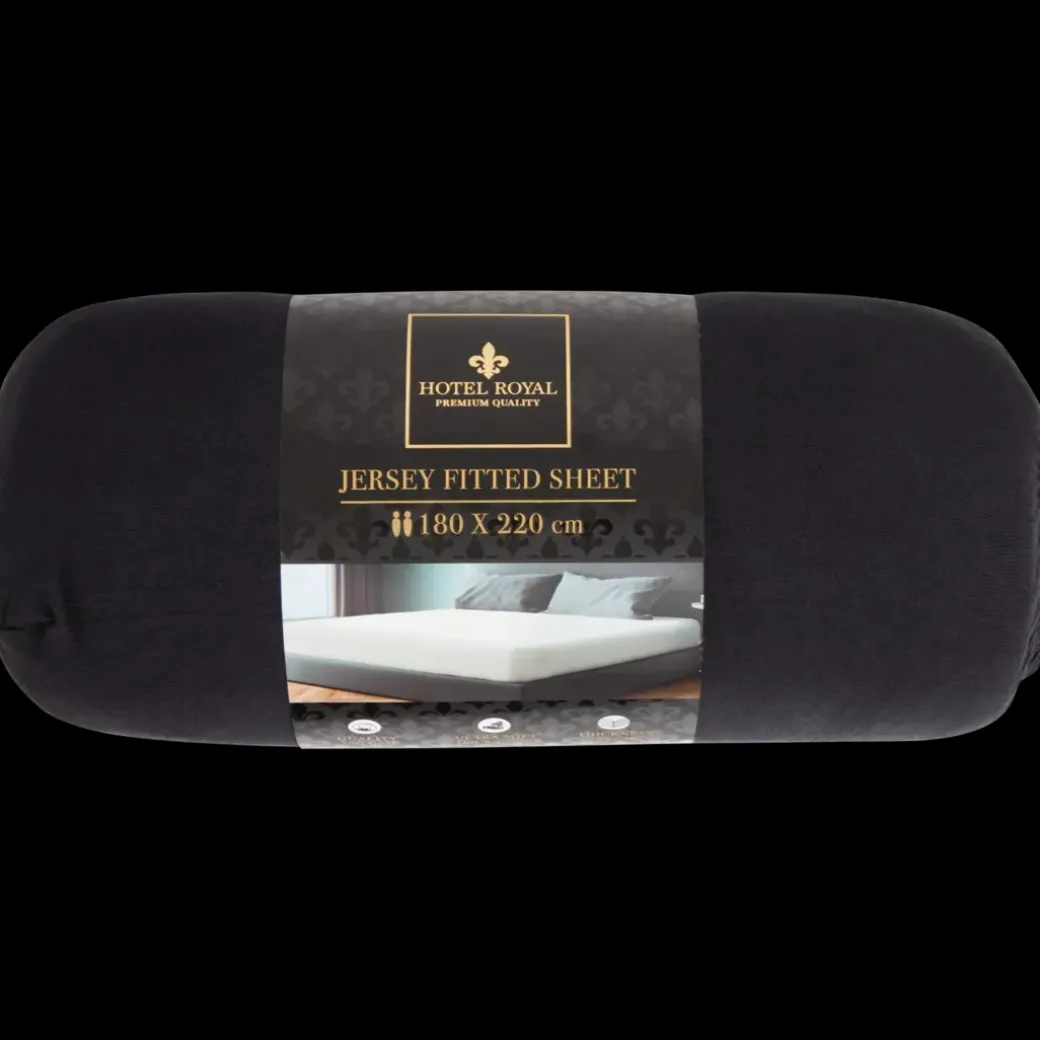 Hotel Royal jersey hoeslaken 180 x 220 x 25 cm | Action NL
