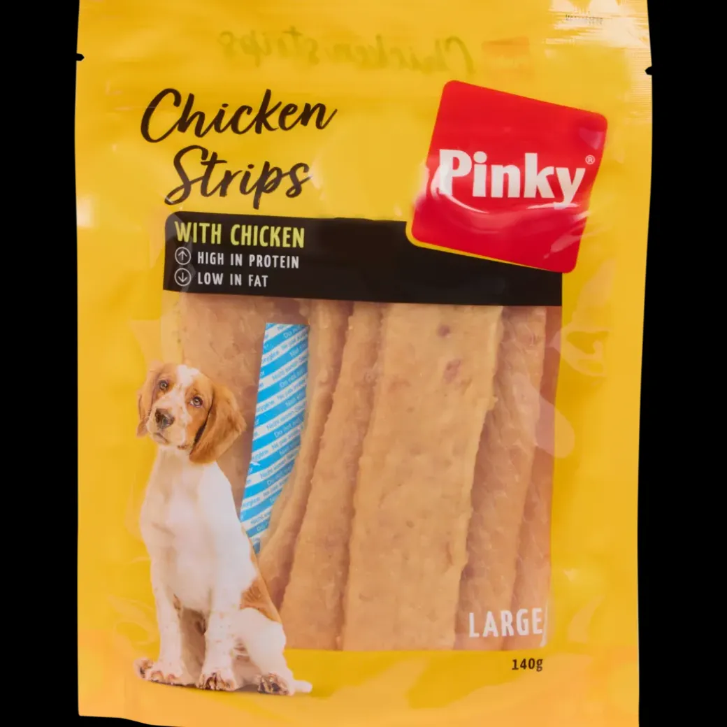 Pinky hondensnack Chicken Strips | Action NL