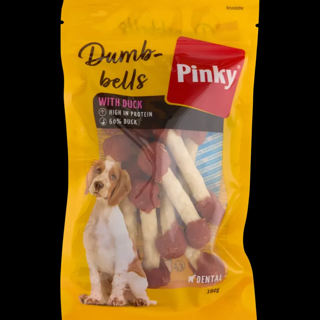 Pinky hondensnack Duck Dumbbells | Action NL