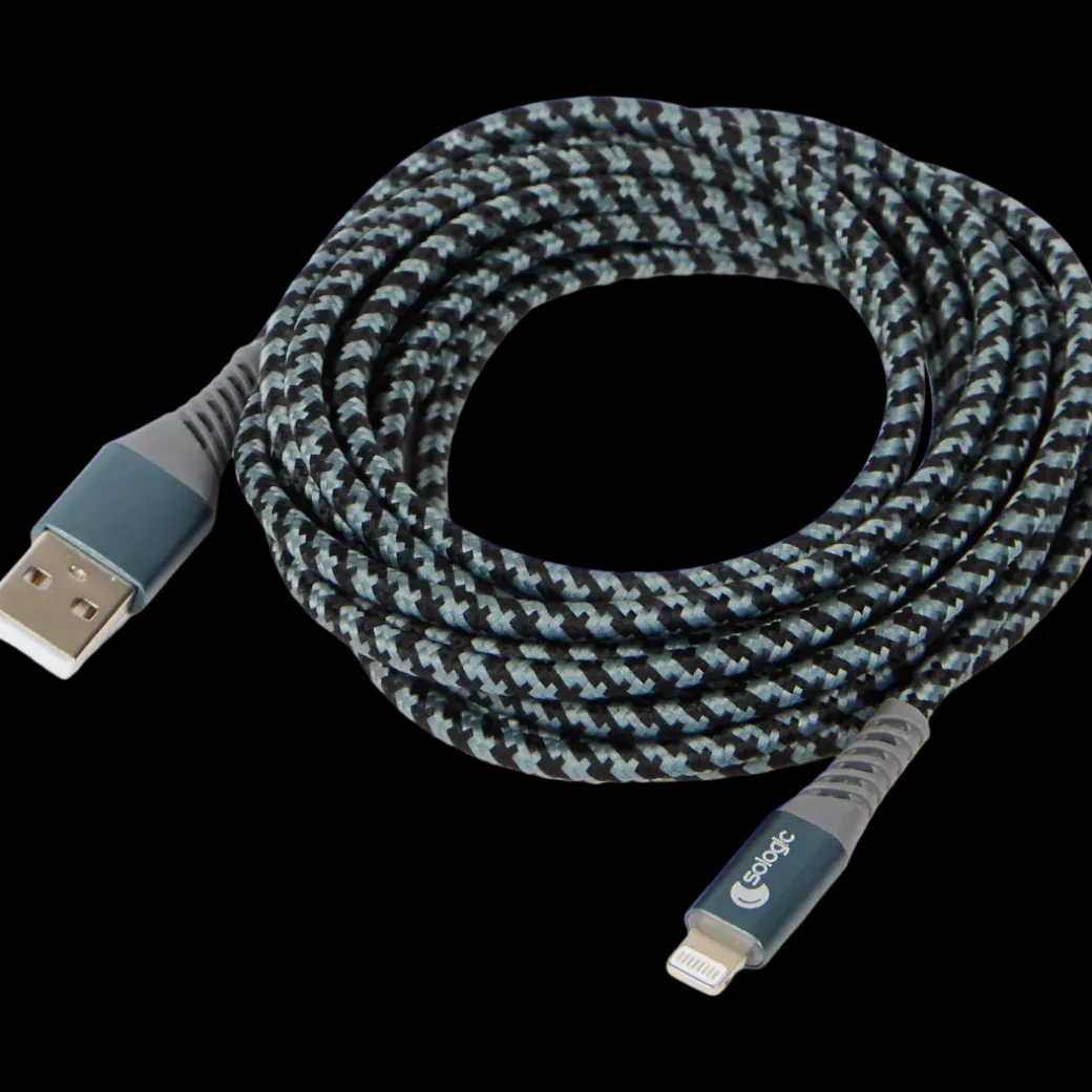 Sologic laad- en datakabel 8-pins 3 m | Action NL